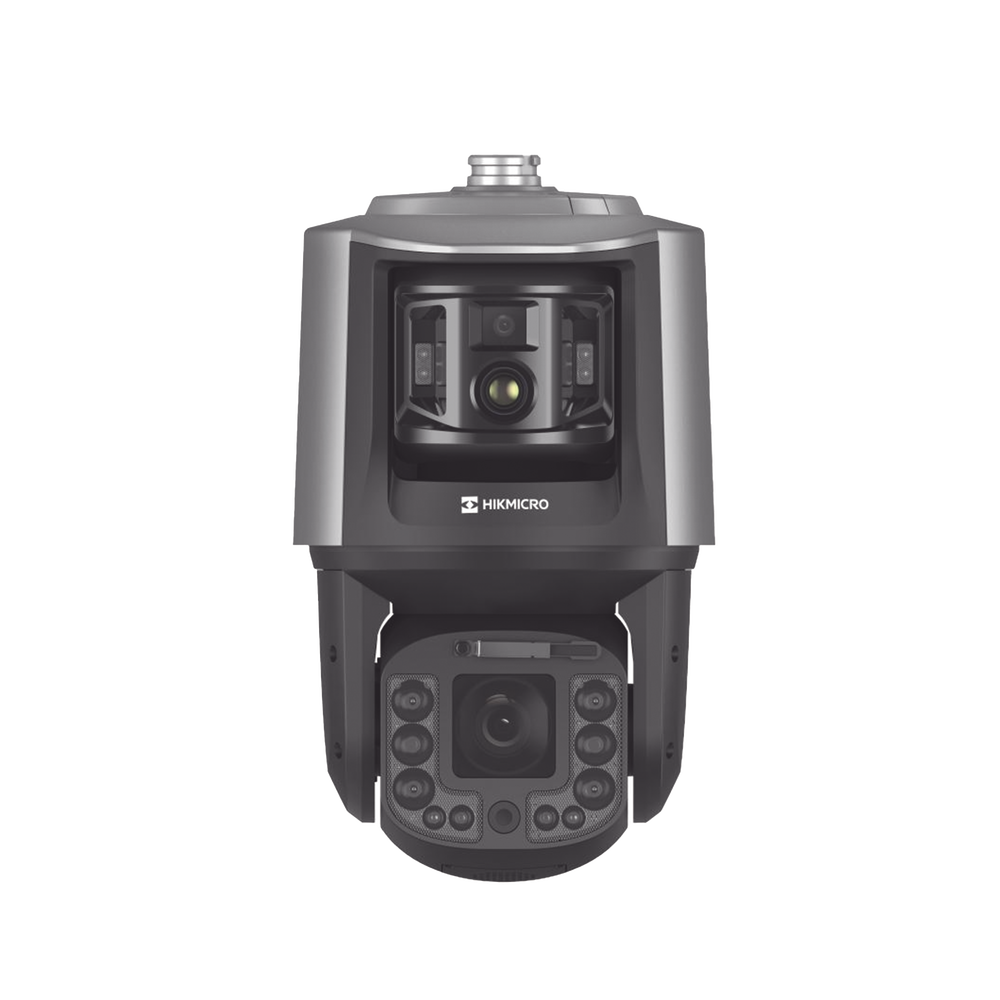 [TandemVu] Domo PTZ IP 4 Megapixel con 40X Zoom con Cámara Optica Fija de 4 Megapixel Cámara Térmica 256 x 192 con Lente 9.7 mm /  Protección perimetral