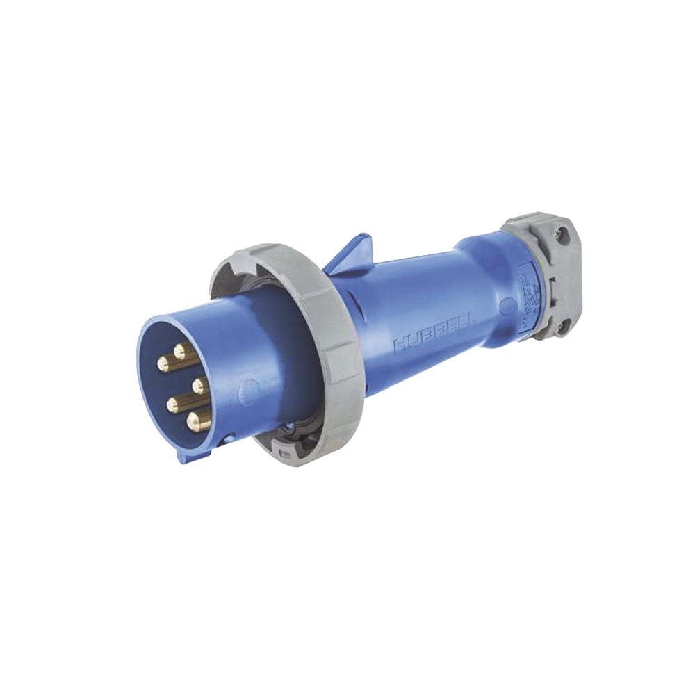 Clavija industrial de 30 A / 120/208 V CA /  4 Polos 5 Hilos / IP67.