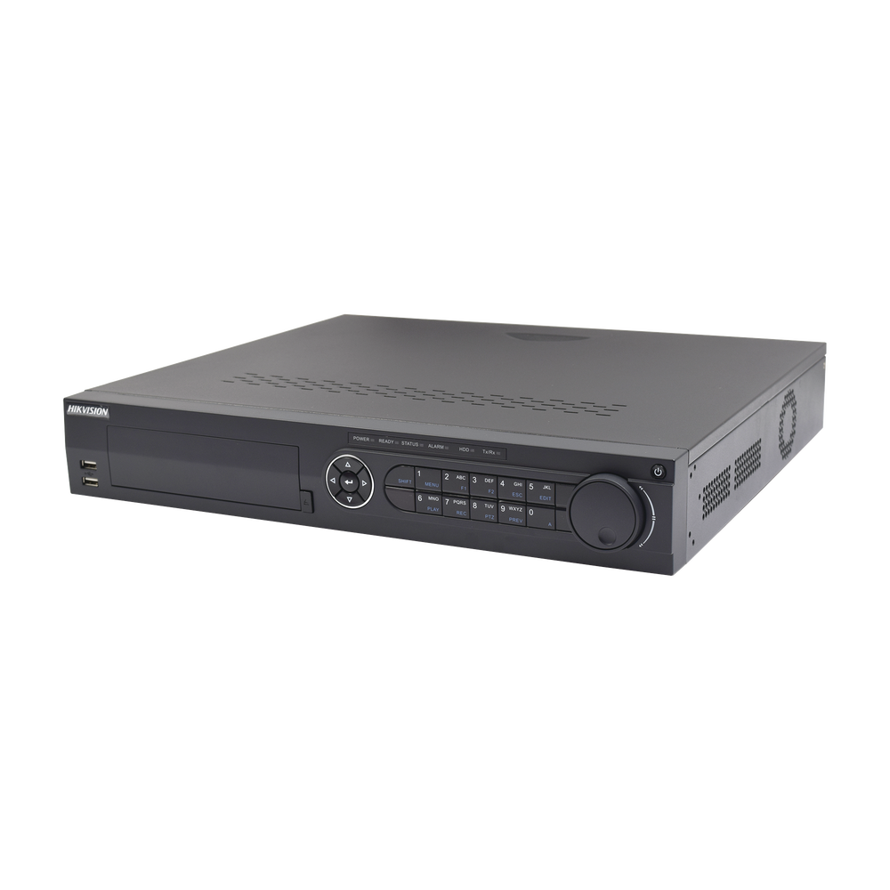 DVR 16 Canales TurboHD + 8 Canales IP / 3K/5MP / Audio por Coaxitron / Acusense / 4 Bahías de Disco Duro / Videoanalisis / 16 Entradas de Alarma
