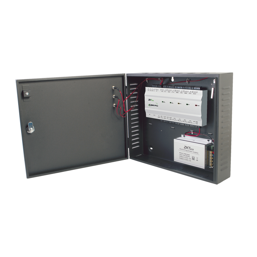 Controlador de Acceso / 4 PUERTAS / Funcion ADMS PUSH Incluida / Alta Seguridad / 3 Años de Garantía / Biometría Integrada / 20,000 Huellas / Software de integración ZKBioCVSecurity