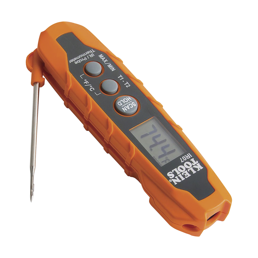 Termómetro Doble IR/Sonda con Medición ºC y ºF. Con Pantalla Retroiluminada