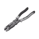 Pinza Híbrida con Ponchadora de 8". Pela Cable Sólido de 10-14 AWG y Cable Trenzado de 12-16 AWG