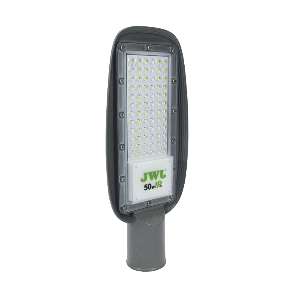 Luminaria LED de 200 W/ 100 - 265 V CA ~50/60 Hz / Fotocelda / Color Blanco/ Dimensiones 600 x 245 x 78 mm / Ángulo de Luz 135°.