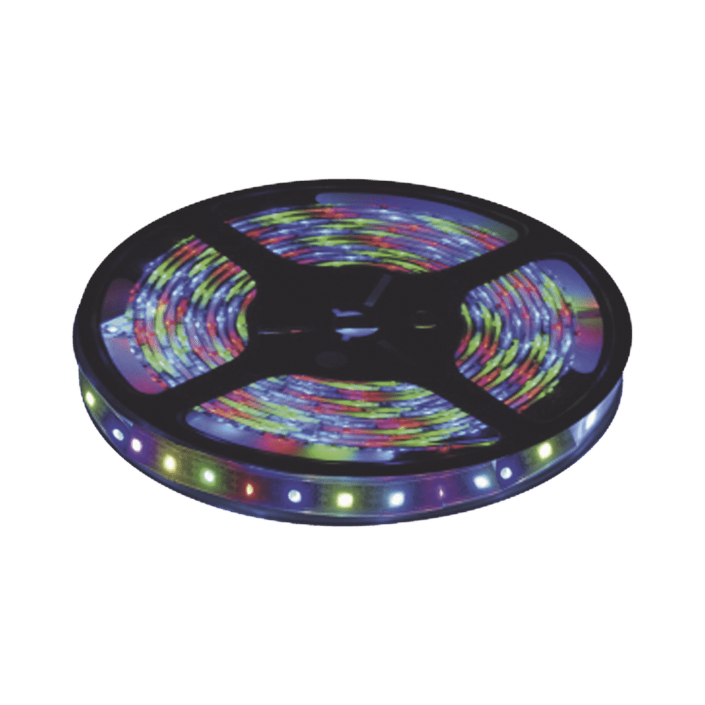 Tira Led  Multicolor de 5 m / Uso Interior / Potencia 22 W / 900 lm/ 12 V CD / IP 20 / Necesario transformador (no incluido)
