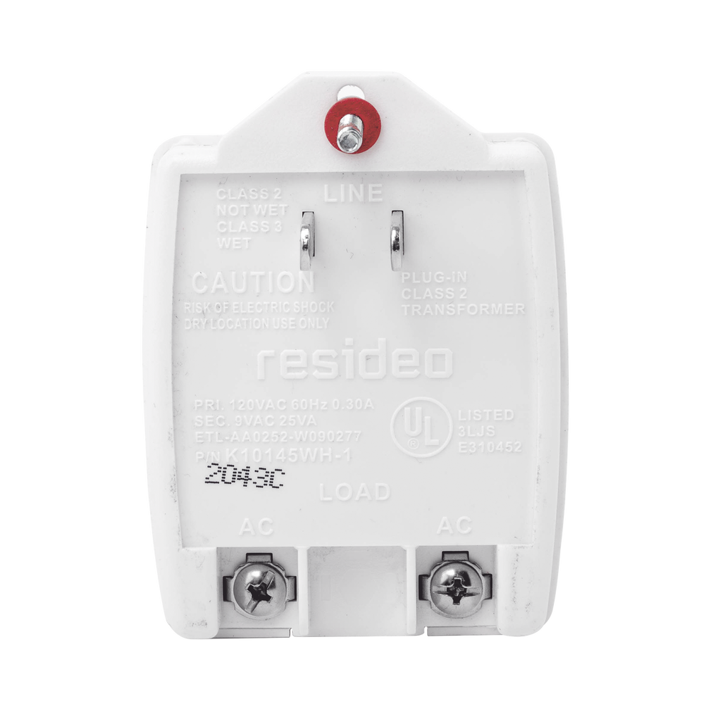 Transformador de Pared 9 Vca, 25 VA.