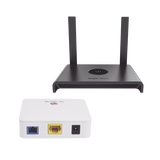 Kit 1 ONU Bridge V-Sol, Dual GPON/EPON con Router Home Wi-Fi Ideal para distribuciones WISP de mayor cobertura Wi-Fi en Hogares y Oficinas