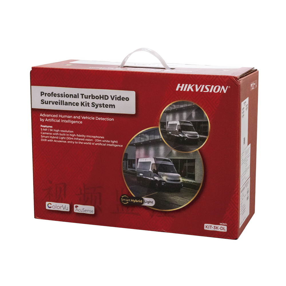 [Dual Light] Kit TurboHD 3K (5 Megapixel) / DVR 4 Canales / 4 CÃ¡maras Bala para Exterior y Metal / MicrÃ³fono Integrado / Accesorios de InterconexiÃ³n / Fuente de Poder
