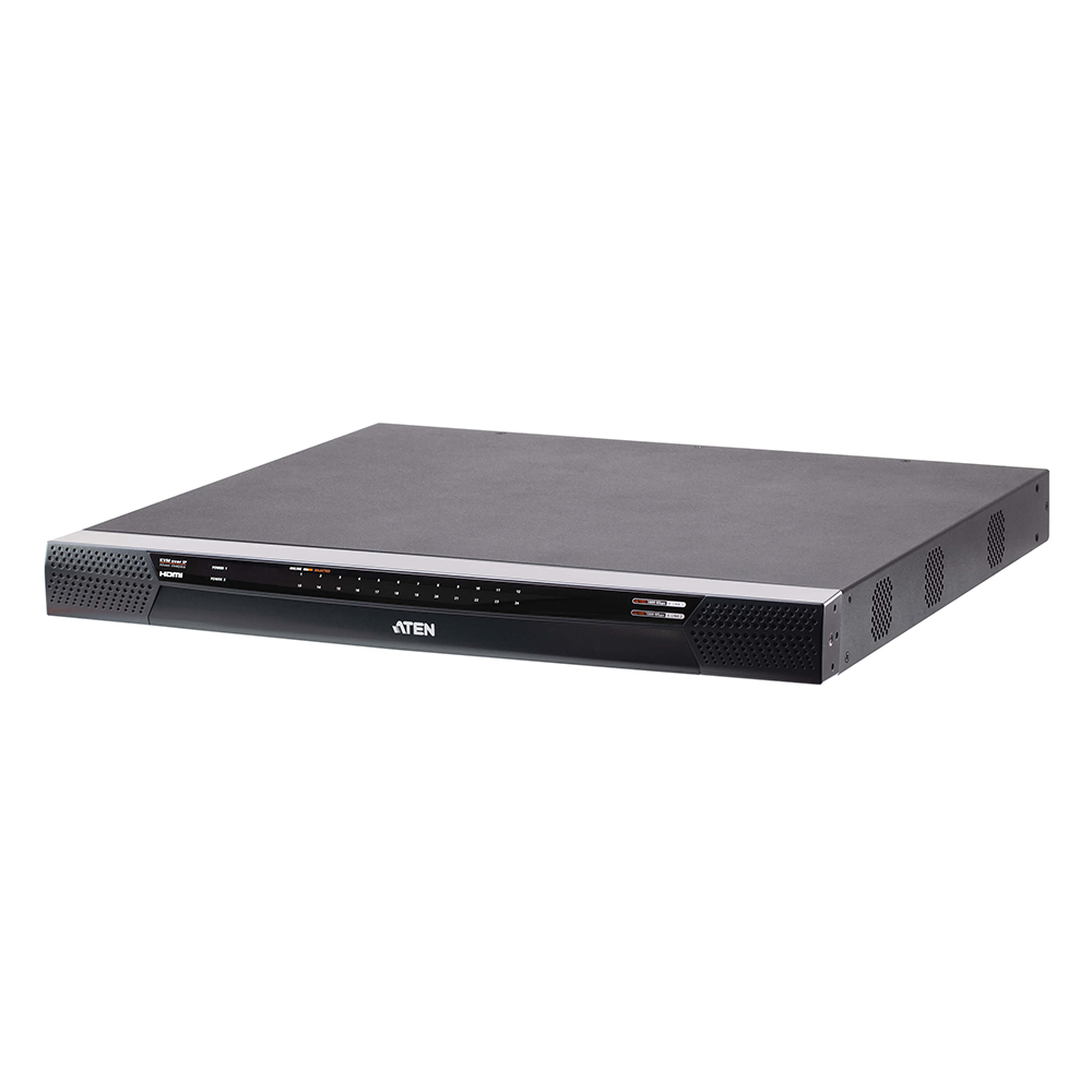 Switch KVM multi-interfaz por IP | 24 puertos y 1 acceso compartido local/4 remoto | Switches KVM con acceso por IP