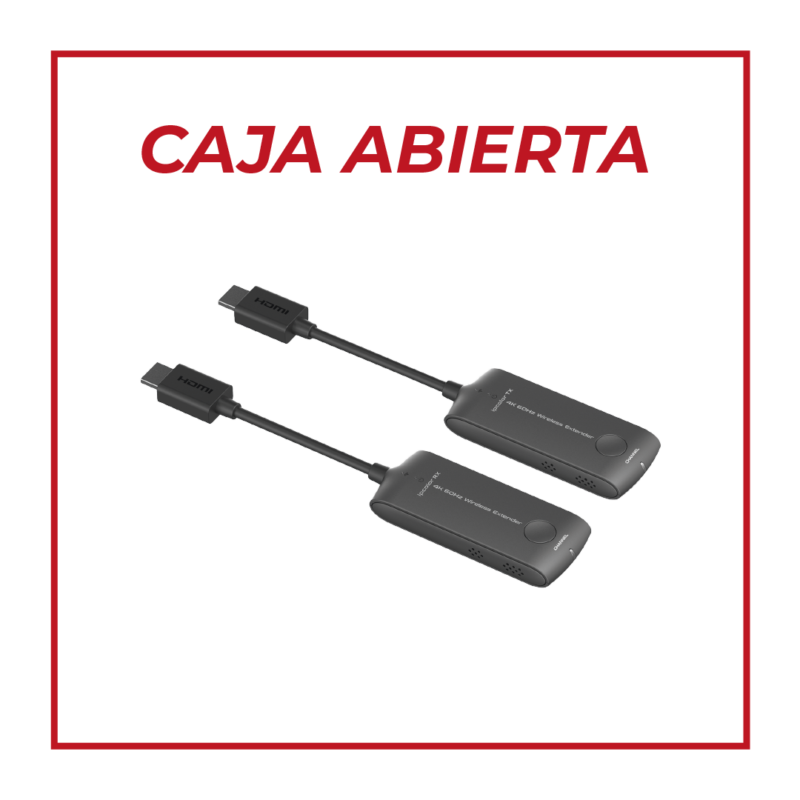 Kit extensor HDMI inalámbrico | Wifi 5G | 4K60Hz | para distancias de 20 metros (copia)
