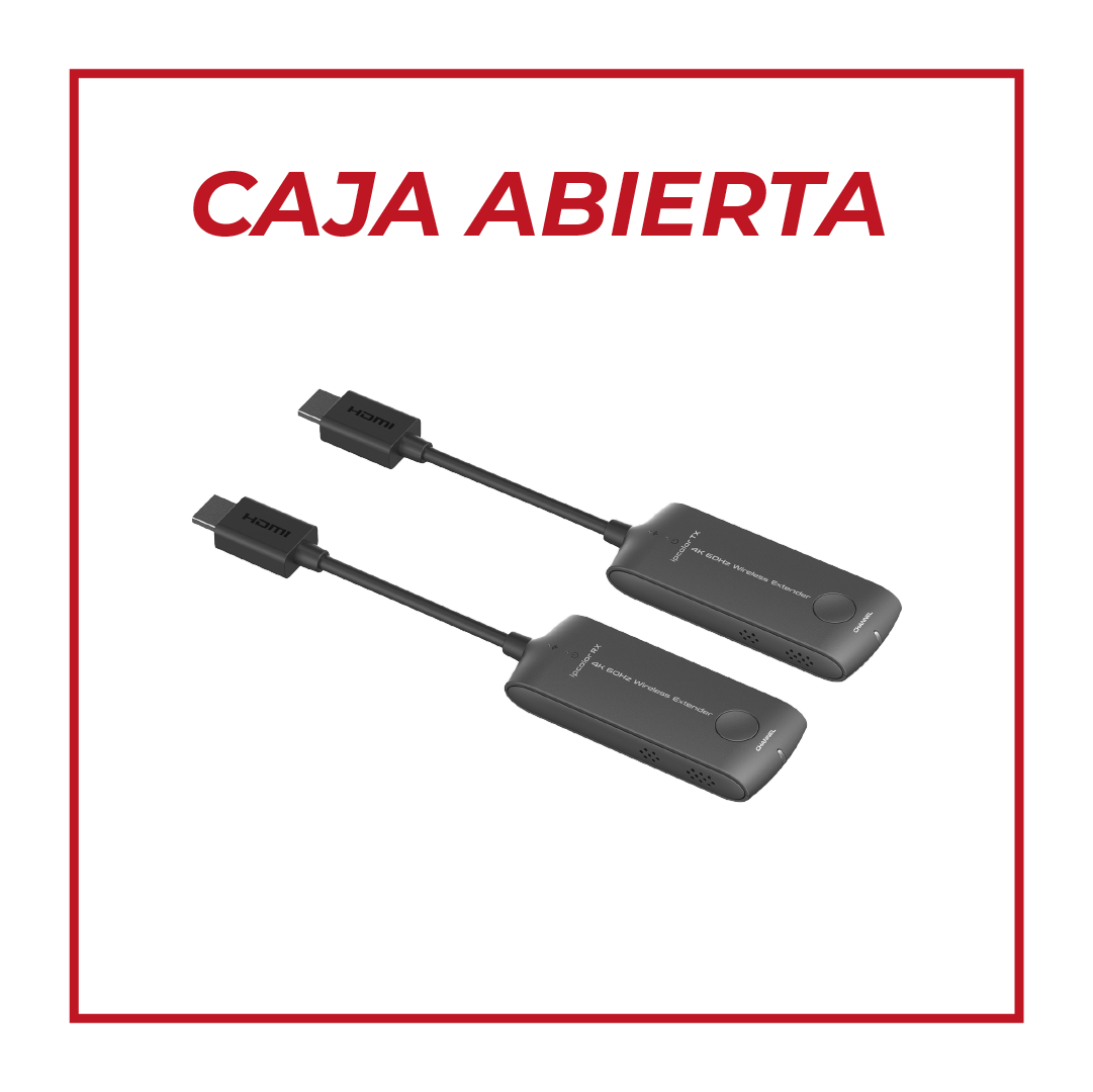 Kit extensor HDMI inalámbrico | Wifi 5G | 4K60Hz | para distancias de 20 metros (copia)