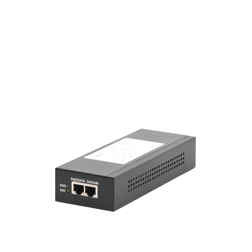 Inyector Super Hi-PoE / 56 Vcc / 60 Watts / Para Domos HIKVISION PTZ / IP (-AE / DE) / Soporta 802.3 af / at / Para Aplicaciones de CCTV - Image 4
