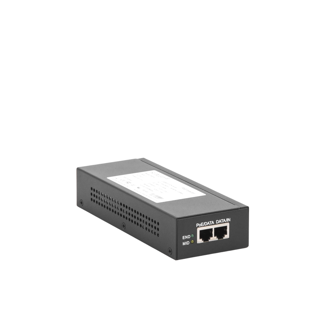 Inyector Super Hi-PoE / 56 Vcc / 60 Watts / Para Domos HIKVISION PTZ / IP (-AE / DE) / Soporta 802.3 af / at / Para Aplicaciones de CCTV - Image 5