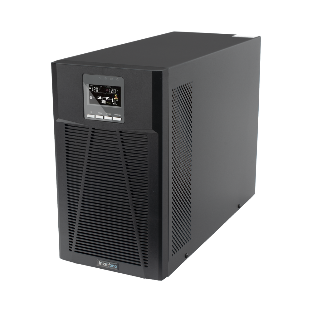 UPS 3000VA / 2700W Online Doble ConversiÃ³n /Sin Cable de AlimentaciÃ³n/ 4 tomas 5-15R / RegulaciÃ³n de Voltaje / ProtecciÃ³n RJ45