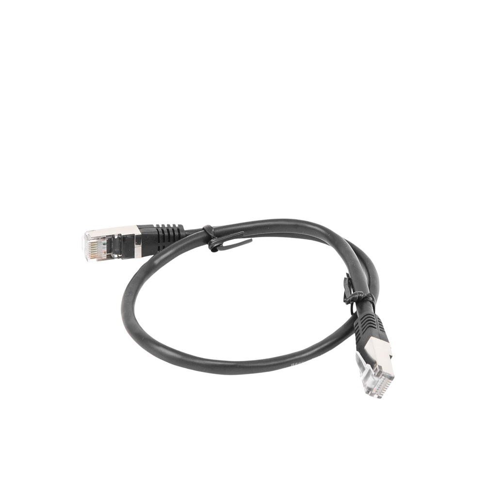 Cable de Parcheo FTP Cat5e - 0.5 Metros (1.64 Pies) - Negro