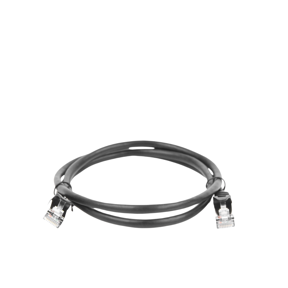 Cable de Parcheo FTP Cat5e - 1 Metro (3.28 Pies) - Negro