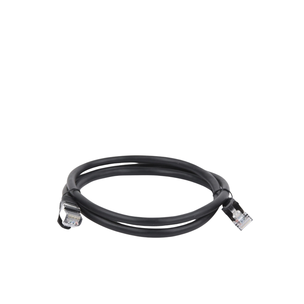Cable de Parcheo FTP Cat6 - 1.0 Metro (3.28 Pies) - Negro