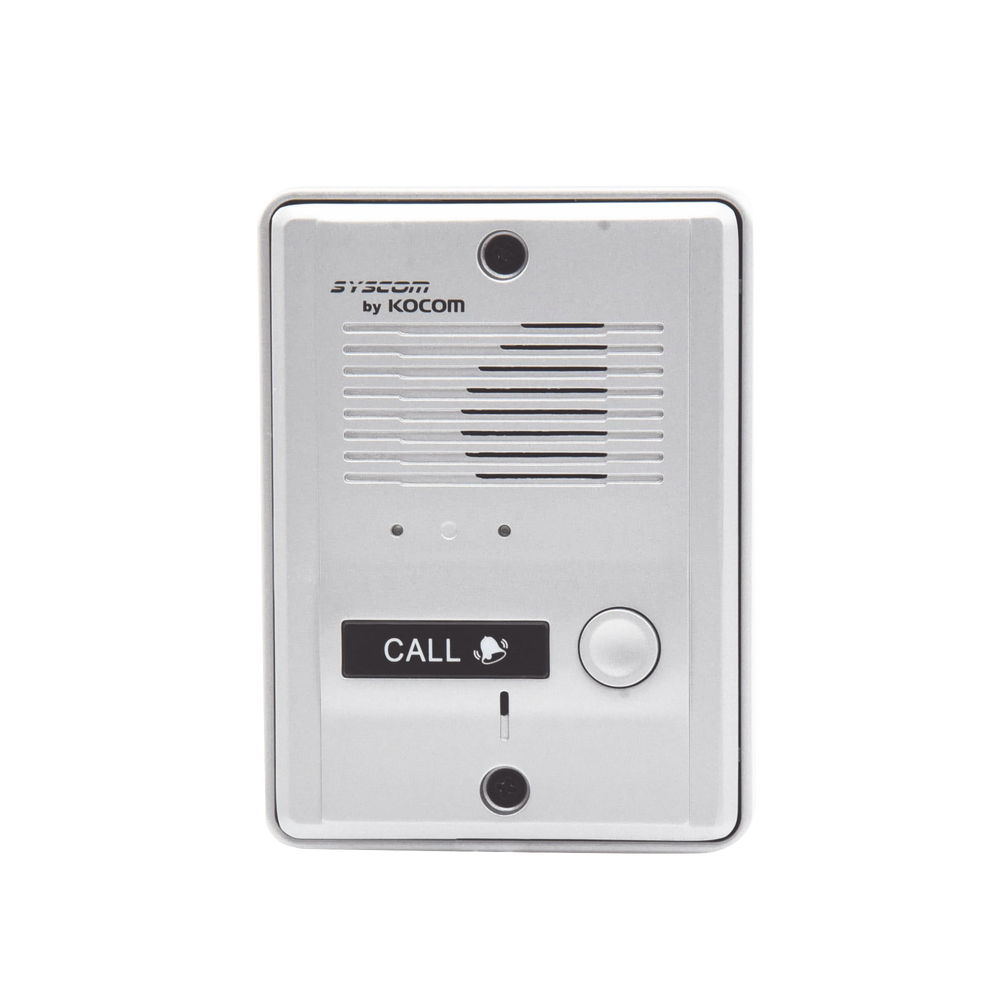 Frente de calle metálico para audio porteros