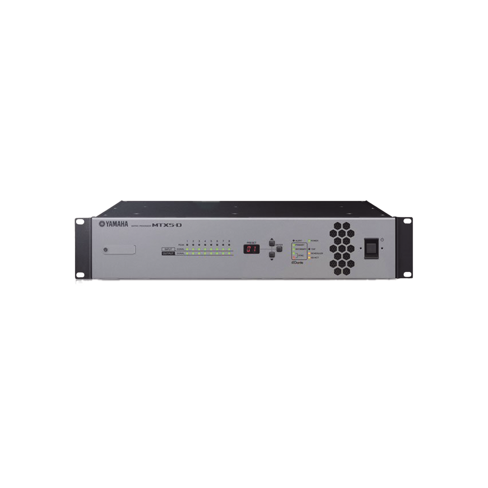Procesador Matricial de Audio | DSP | 34 Entradas (entre digital y análogas)  x 16 Salidas | Ideal para Instalaciones Comerciales |  Interfaz Dante