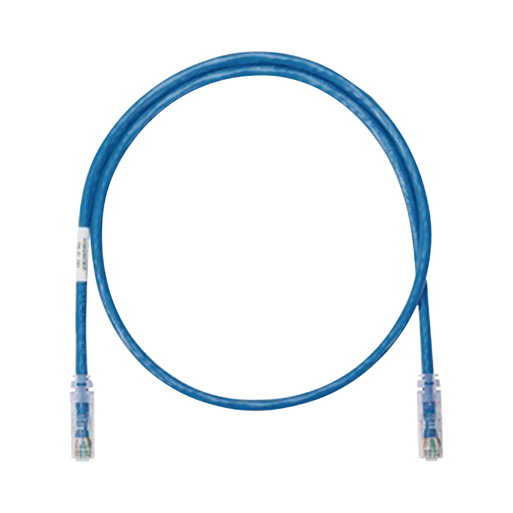 Cable de parcheo UTP Categoría 6, con plug modular en cada extremo - 1 ft (30.48 cm) - Azul