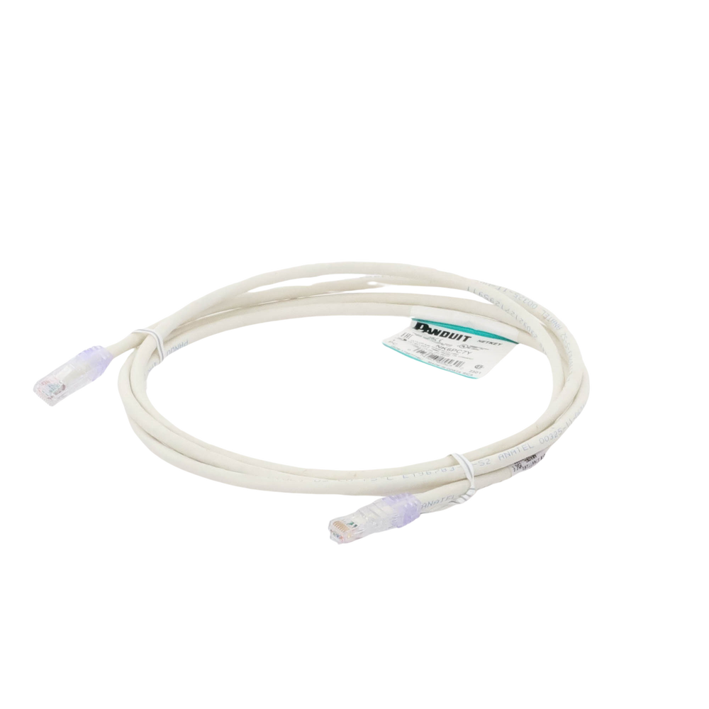 Cable de parcheo UTP Categoría 6, con plug modular en cada extremo - 2 m. - Blanco Mate