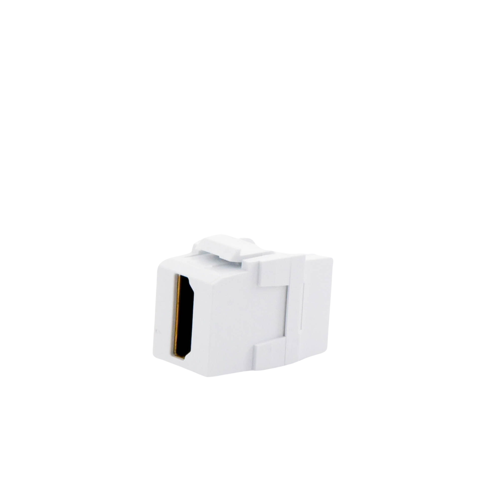 Módulo Acoplador HDMI 2.0, Hembra a Hembra Tipo-A, Categoría 2, Keystone, Color Blanco