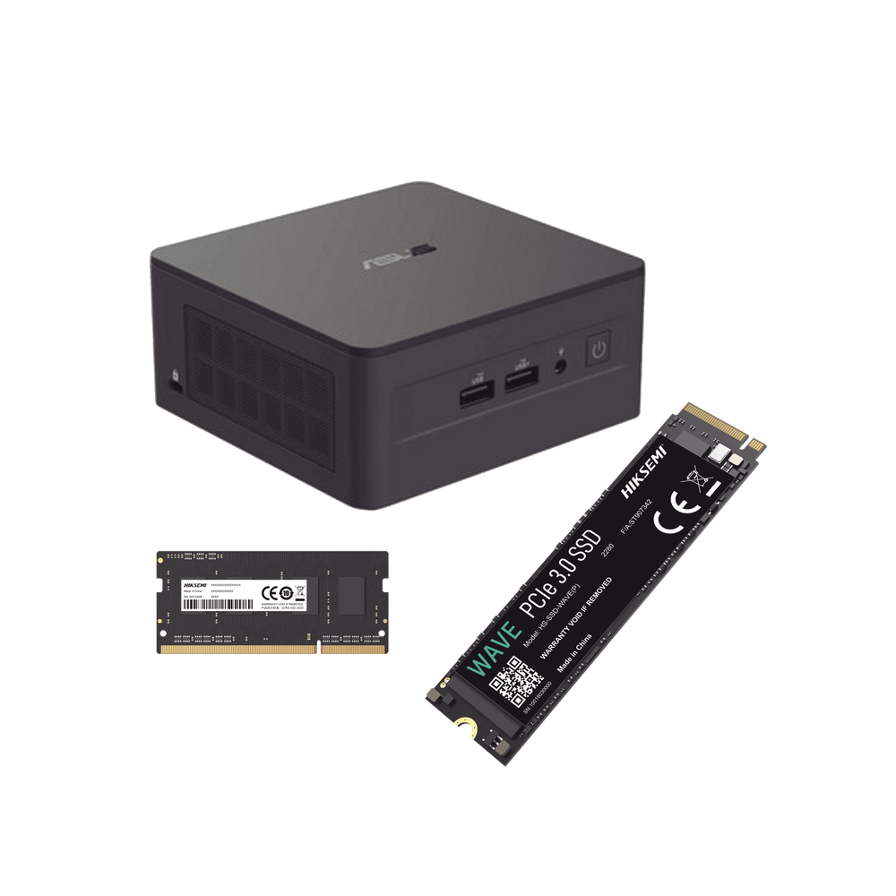 ASUS NUC KIT / ESTACION DE TRABAJO / CORE I5 13VA GENERACION / RAM 16GB / SSD 512