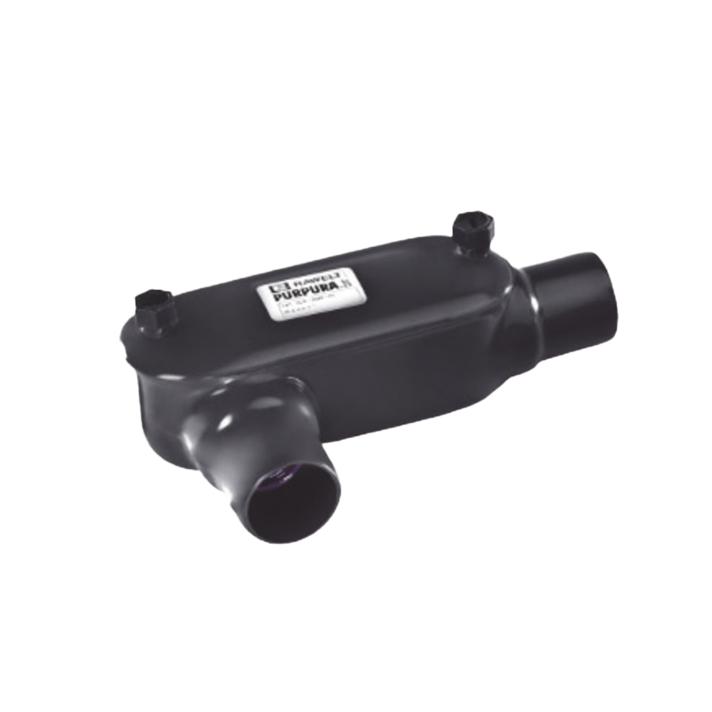 Caja Ovalada tipo LR con Recubrimiento Exterior de PVC de 1" (2 5.4 mm).