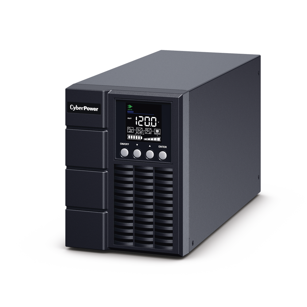 UPS de 1000 VA/900 W, Online Doble Conversión, Entrada 120 Vca NEMA 5-15P, Onda Senoidal Pura, Tipo Torre, Con 4 Tomas NEMA 5-15R