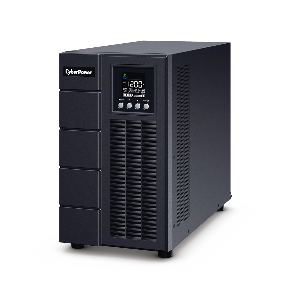 UPS de 3000 VA/2700 W, Online Doble Conversión, Entrada 120 Vca NEMA L5-30P, Onda Senoidal Pura, Tipo Torre, Con 4 Tomas NEMA 5-20R y 1 Block Hardwired