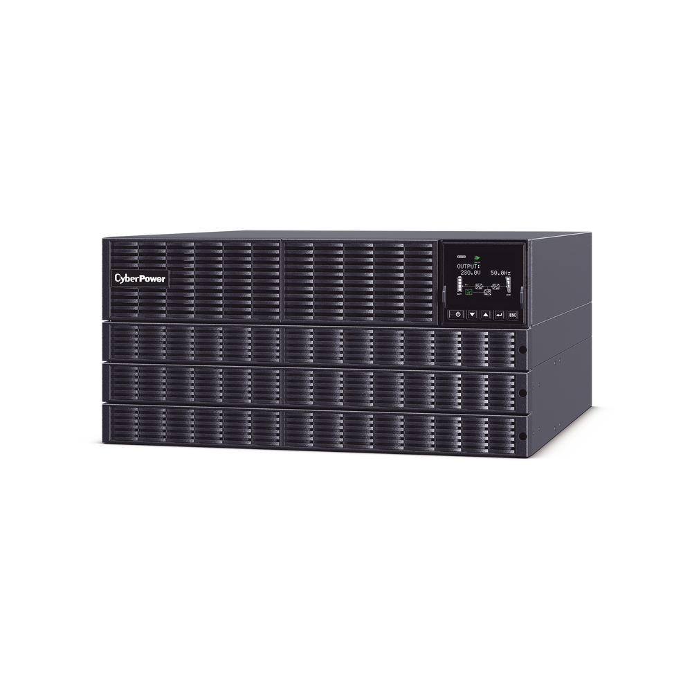 UPS de 6000 VA/5400 W, Online Doble Conversión, 200 - 240 Vac de Entrada Hardwire, Onda Senoidal Pura, Torre o Rack de 6 UR, Con 2 Tomas NEMA L6-20R y 2 NEMA L6-30R