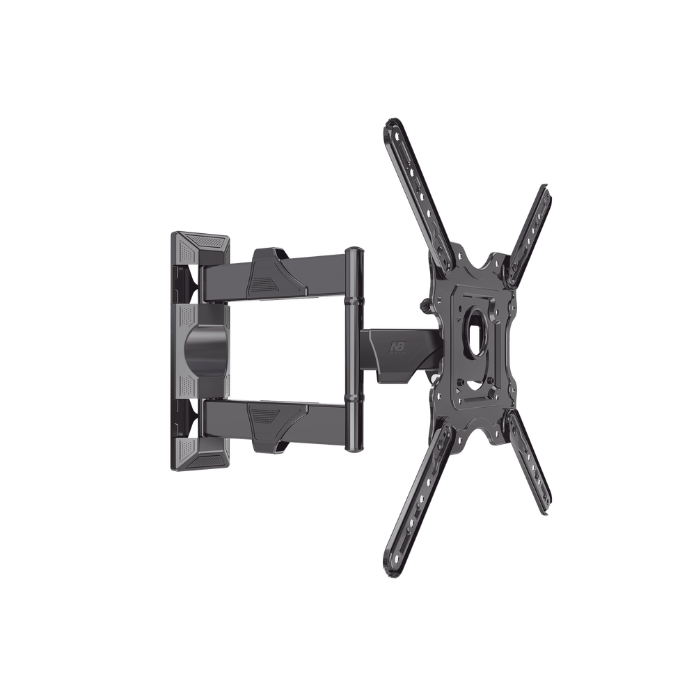 Montaje de Pared Articulado para Monitor de 32-55" / Soporta hasta 27.2 Kg / Vesa 400 x 400 / 100 x 100 / Acero / Separación a Pared de 5 cm a 40 cm