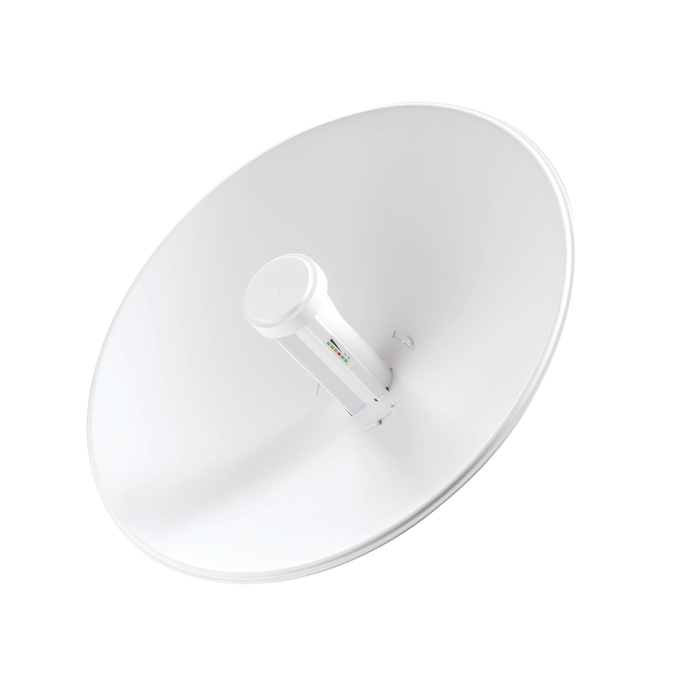 PowerBeam airMAX M5, larga distancia, frecuencia 5 GHz (5170-5875 MHz) con antena tipo plato de 25 dBi