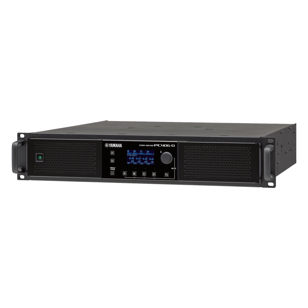 Amplificador de Audio de Alta Potencia | 4 x 600w |  Baja Impedancia | 70/100V | DSP Integrado | Interfaz Dante