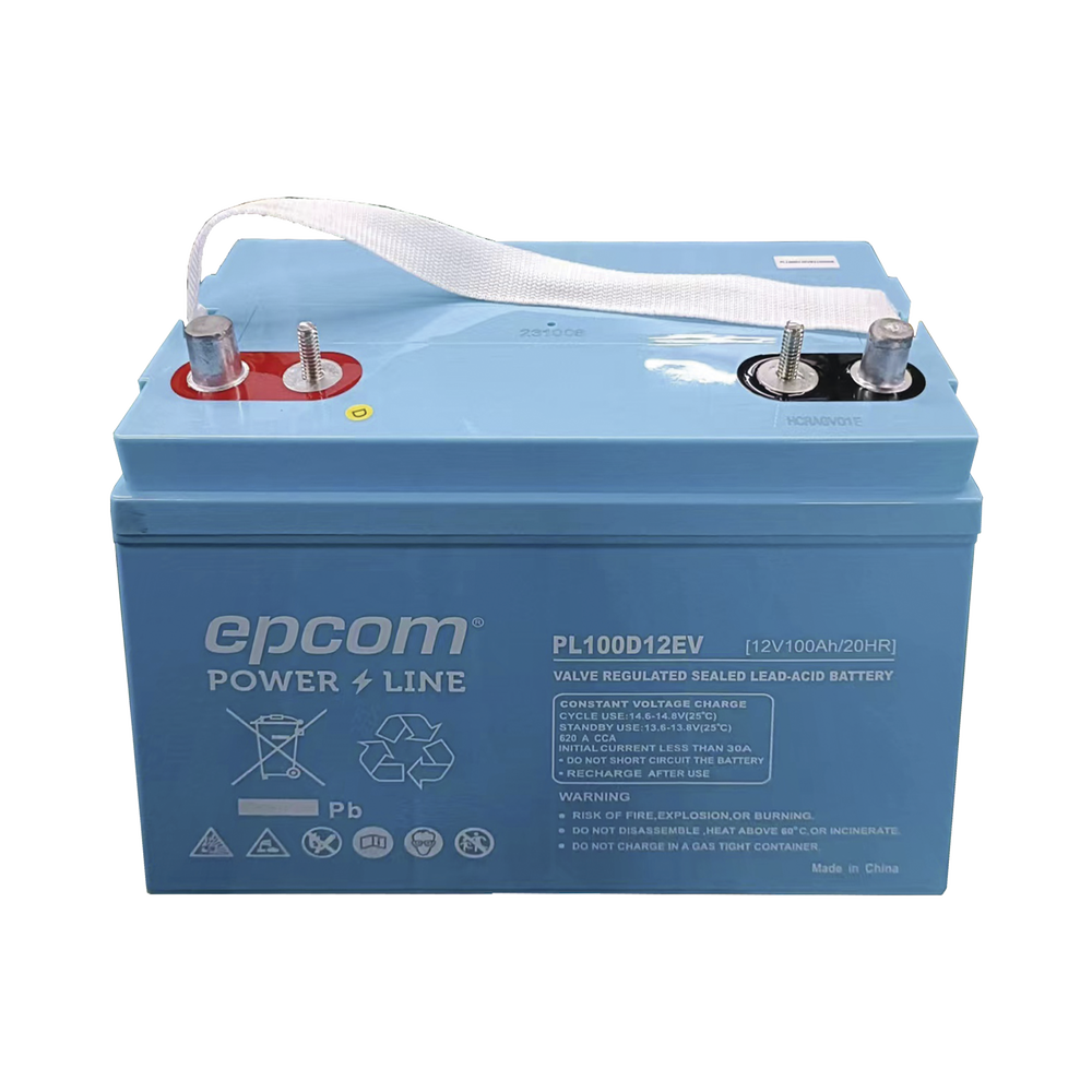 BaterÃ­a Marina de  Ciclo Profundo 12V@100Ah, AGM-VRLA Terminal F22, 620A CCA/  Lanchas/ Autos ElÃ©ctricos /Carritos Golf