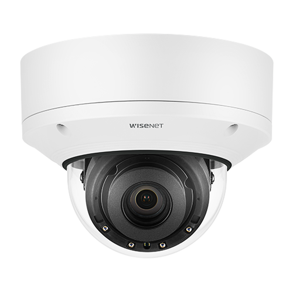 Cámara Domo 4K con IA / Lente Motorizado de 4.5 a 10mm / P-Iris, WDR 120dB / Ranura SD / Protección IP52 e IK10