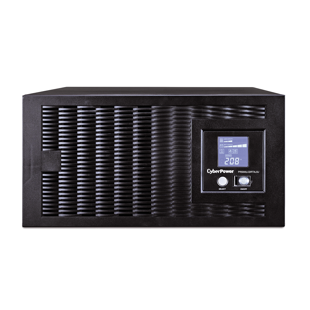 UPS de 5000 VA/4500 W, TopologÃ­a LÃ­nea Interactiva, 200 - 240 Vca de Entrada, 208 Vca de Salida, Onda Senoidal Pura, Torre o Rack 5 UR, Con 3 Tomas NEMA L6-30R y 2 NEMA L6-20R