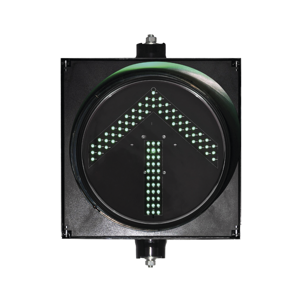 Semáforo / Señalización Flecha Verde / Diametro 30cm / Luz LED .