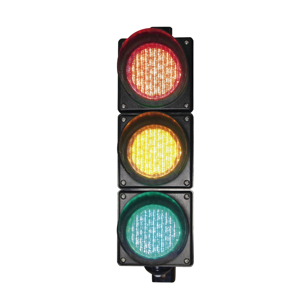Semáforo / Señalización Rojo, Verde y Amarillo / Diametro 100mm / LED / 110vca.