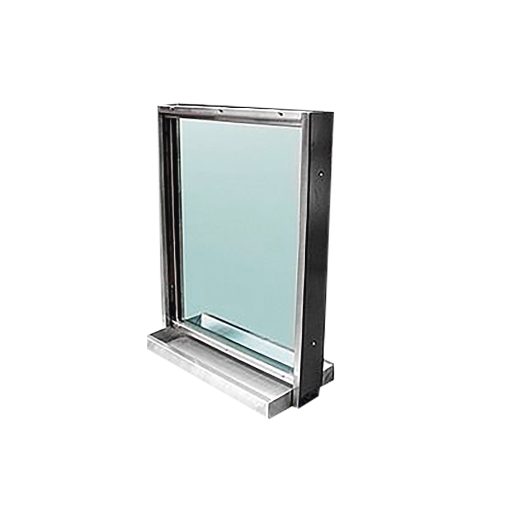 Ventana Blindada  Nivel IV / Con Charola Pasa-Documentos / 45mm / 80cm x 60cm.