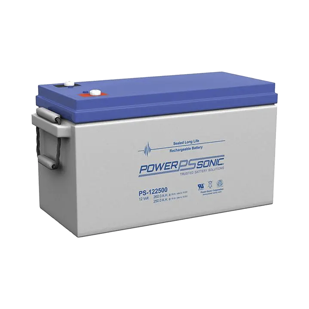 Batería 12V, 260AH, Para Respaldo, Tecnologías AGM/VRLA, 5 Años Vida Útil, Terminales M8, Listada UL