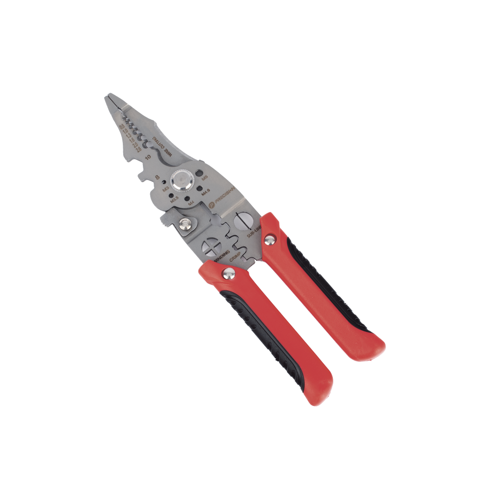 Pinza Profesional para Electricista, Multifunciones 9 en 1, de 8.5"