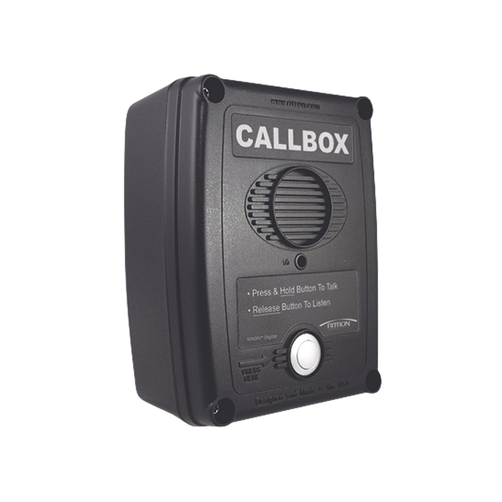 Callbox, Intercomunicador Inalámbrico Vía Radio VHF 150-165MHZ, Serie Q7 en Color Negro