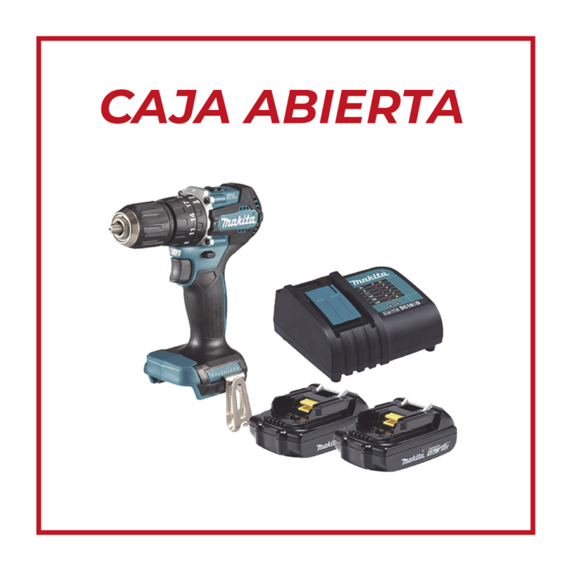 Rotomartillo/Taladro Inalámbrico SIN CARBONES, Broquero de 1/2", 1,700 RPM, 18V, Torque: 42 N.m C/2 Bat. (1.5Ah) y Cargador. (copia)
