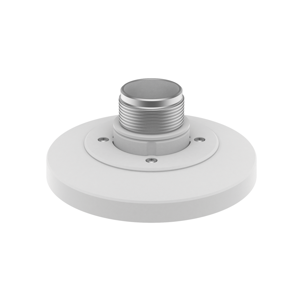 Adaptador tipo Plato necesario para montar en Pared o Techo Cámaras Hanwha serie QNV-C