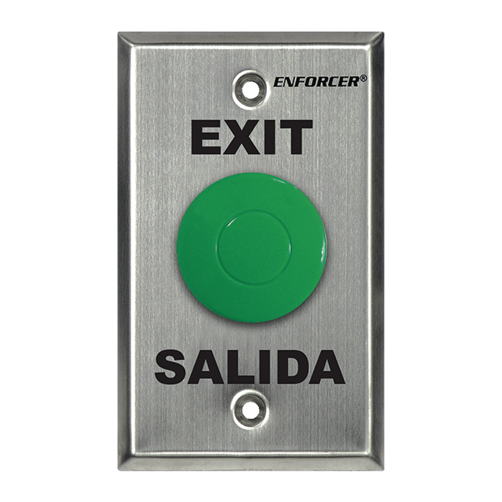 Botón Tipo Hongo / Color Verde / Relevador  NO, NC, COM