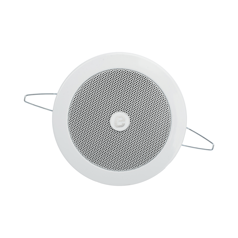 Altavoz  4" | Montaje en Techo | 3 - 6W | 70/100V | Frente Metálico | Resistente a Humedad