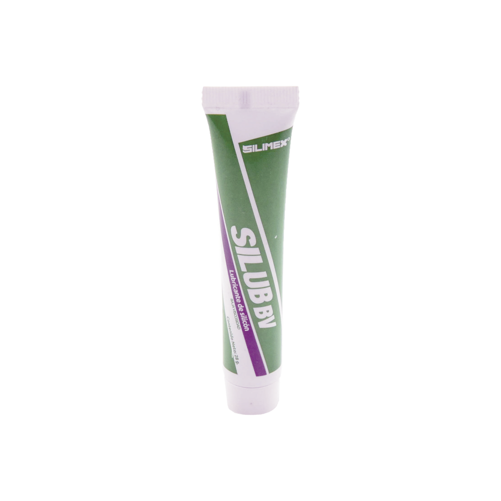 Lubricante de silicón dieléctrico de baja viscosidad, soporte de -10 hasta 80ºC, no daña plásticos, tubo 28grs