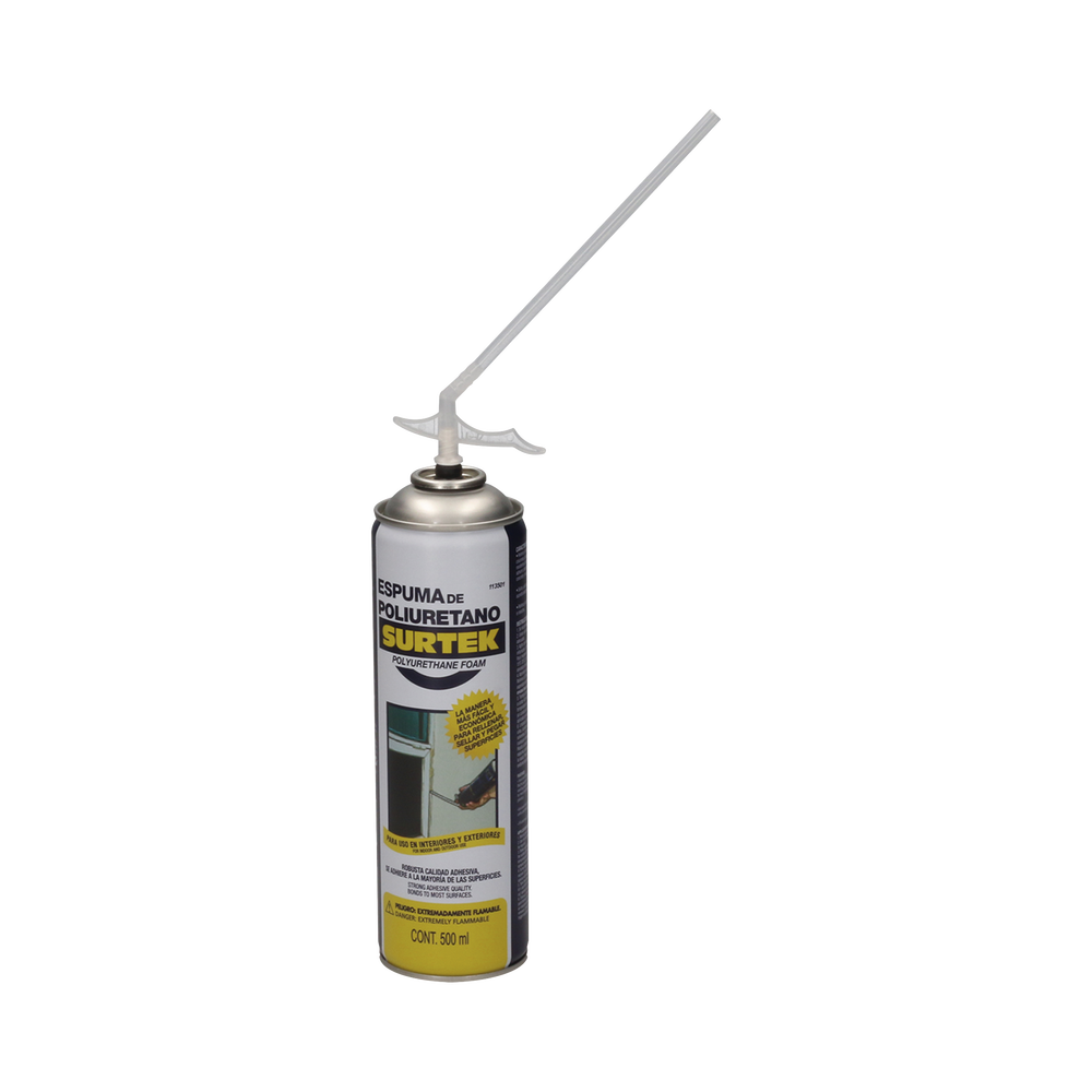 Espuma de Poliuretano / Capacidad 500 ml.