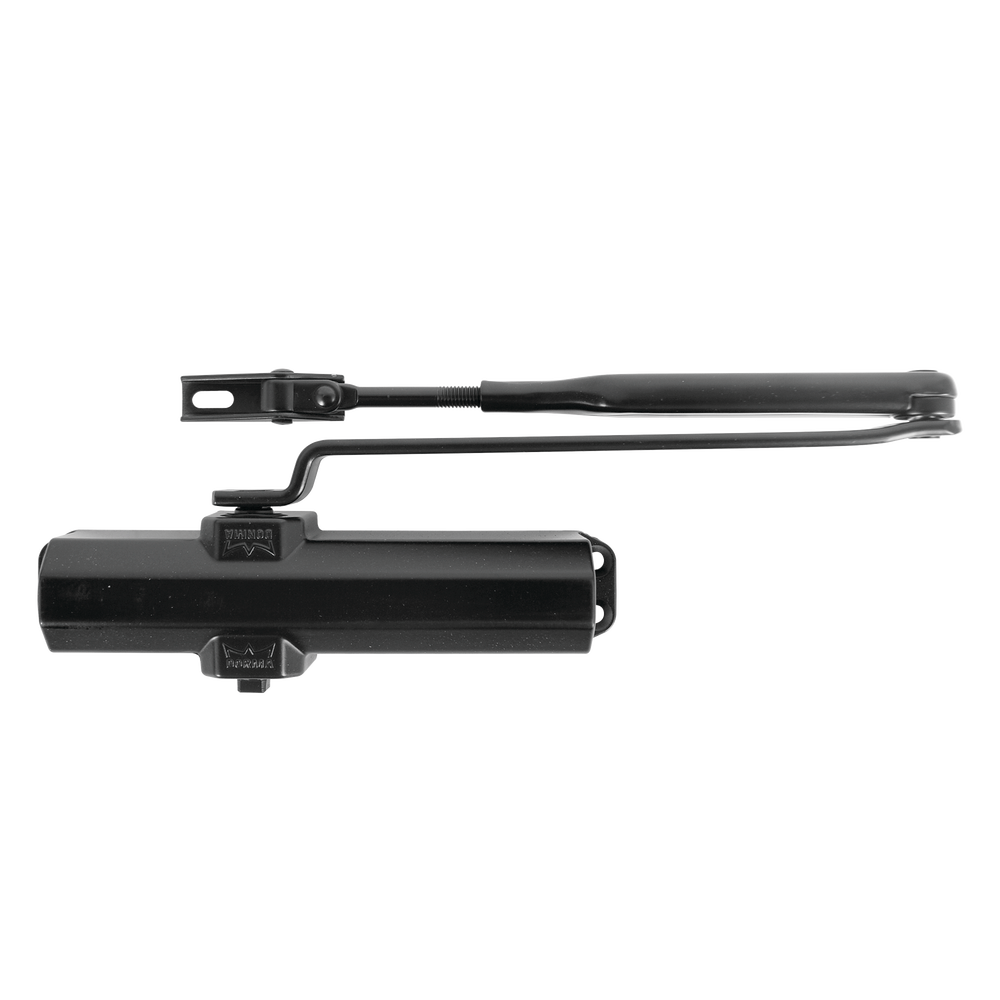 Cierrapuertas Fuerza 4/ Para puertas de hasta 1100 mm de Ancho/ Color Negro /Certificación UL