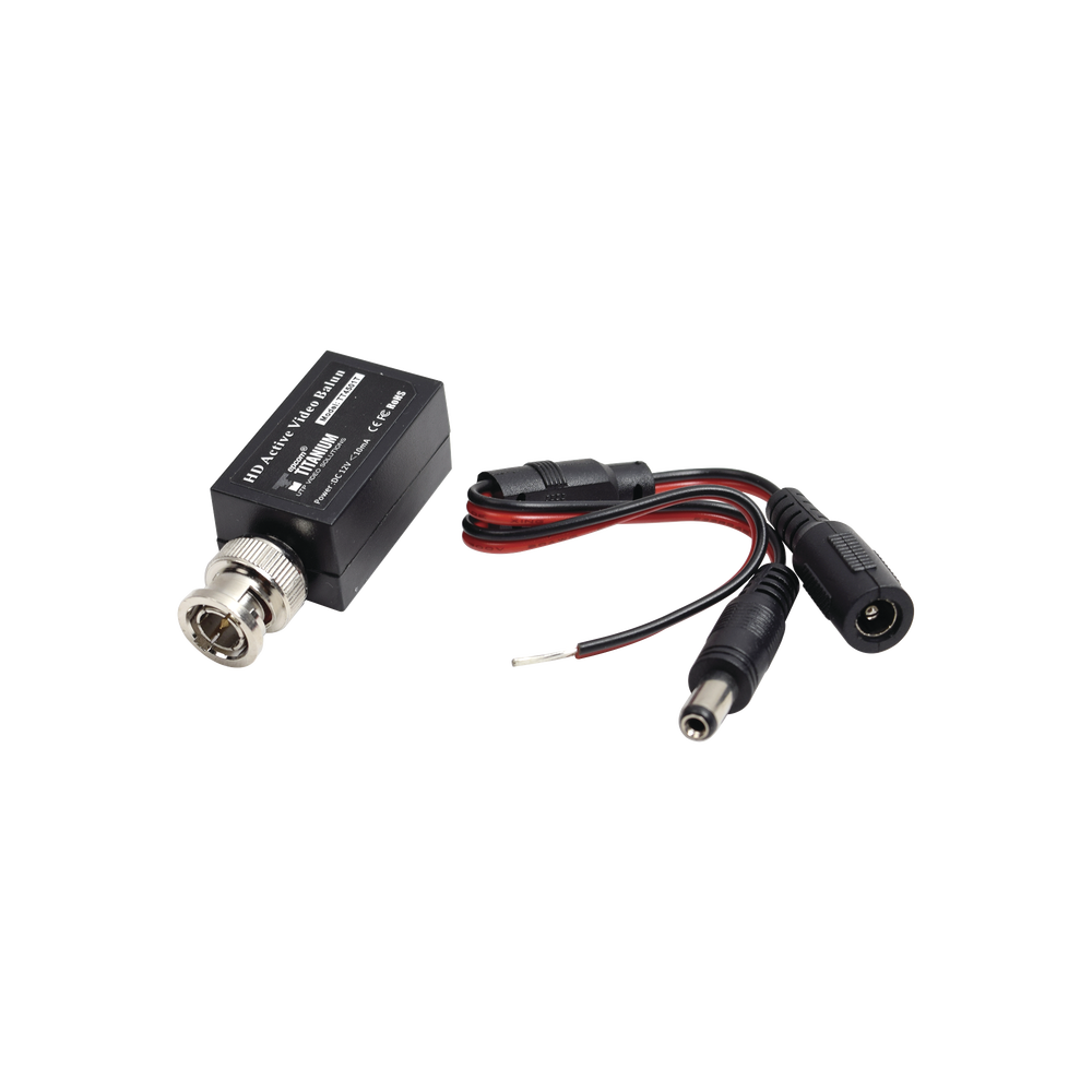 (TRANSCEPTOR) TRANSMISOR DE VIDEO ACTIVO DE LARGO ALCANCE /  400 Metros con RECEPTOR ACTIVO TT4501R / ResoluciÃ³n 2 MP / Compatible con cÃ¡maras HD-TVI/CVI/AHD/CVBS / ProtecciÃ³n Interconstruida contra sobretensiÃ³n.